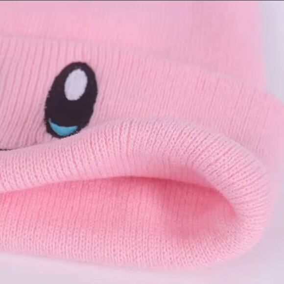 Kirby Beanie Hat Nintendo Retro Vintage Gamer Winter Birthday Christmas Gift - Picture 3 of 6